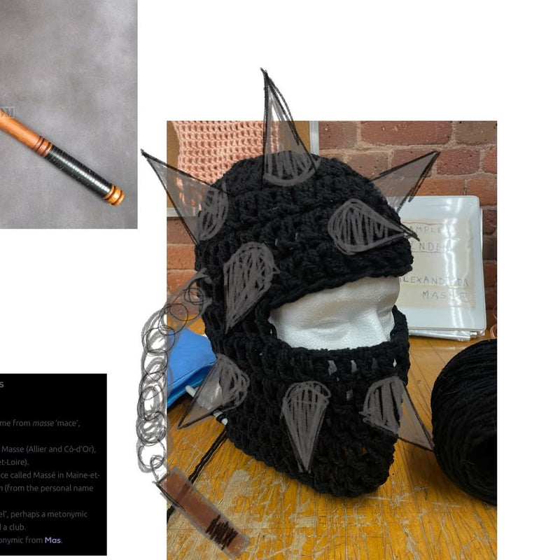 BARBED CROCHET BALACLAVA°