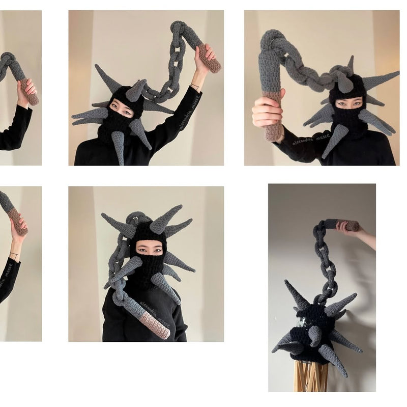 BARBED CROCHET BALACLAVA°
